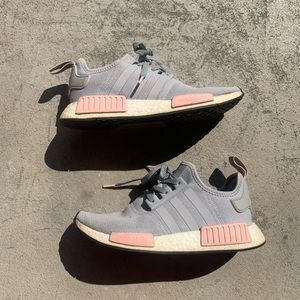 Adidas nmd pink and grey